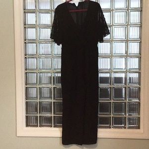 Black Shein Brand Jumpsuit size 1XL Doesn’t come w/belt. Runs short.